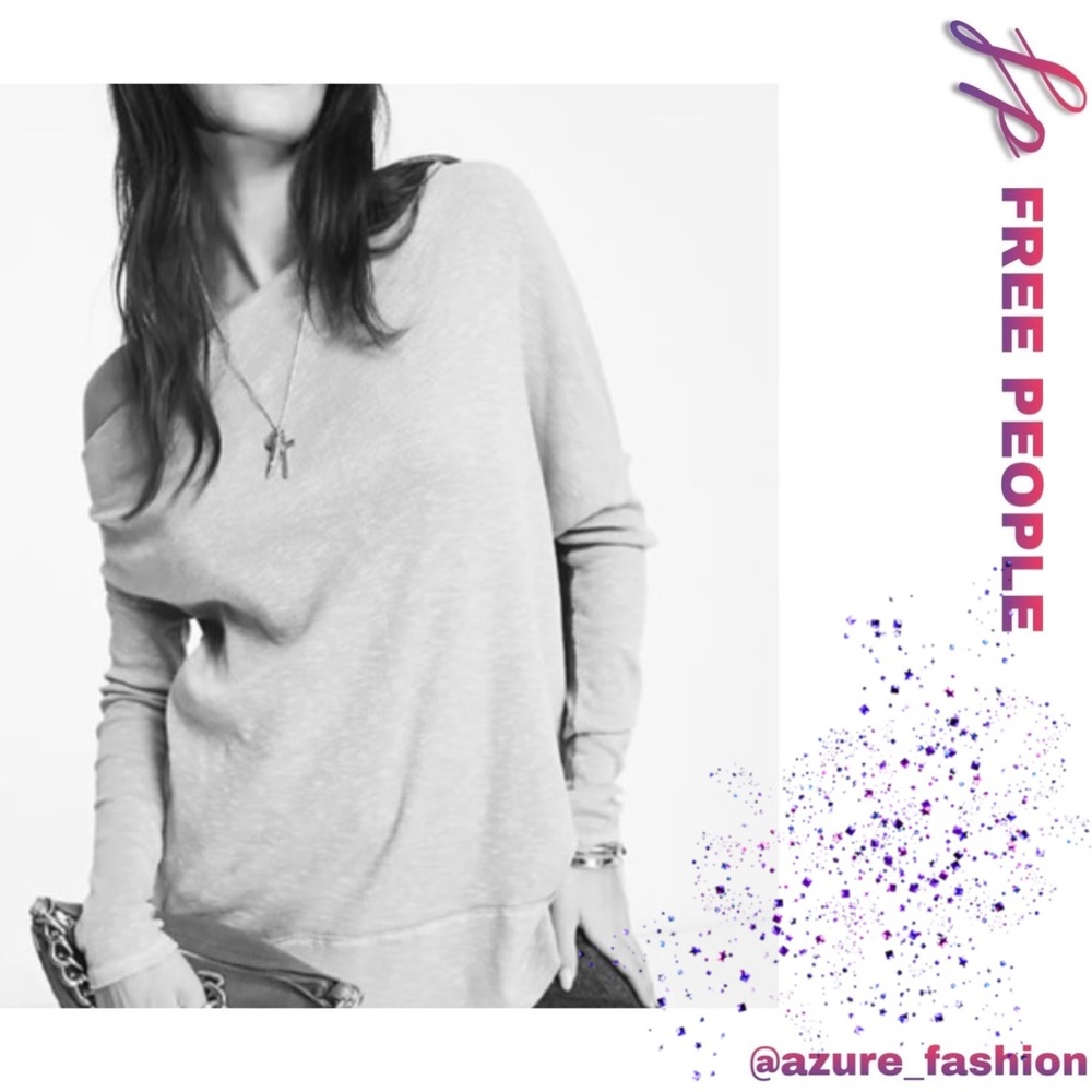 FREE PEOPLE We the Free Get Together Long Sleeve Sweater in Peachy Pink! - Picture 2 of 7